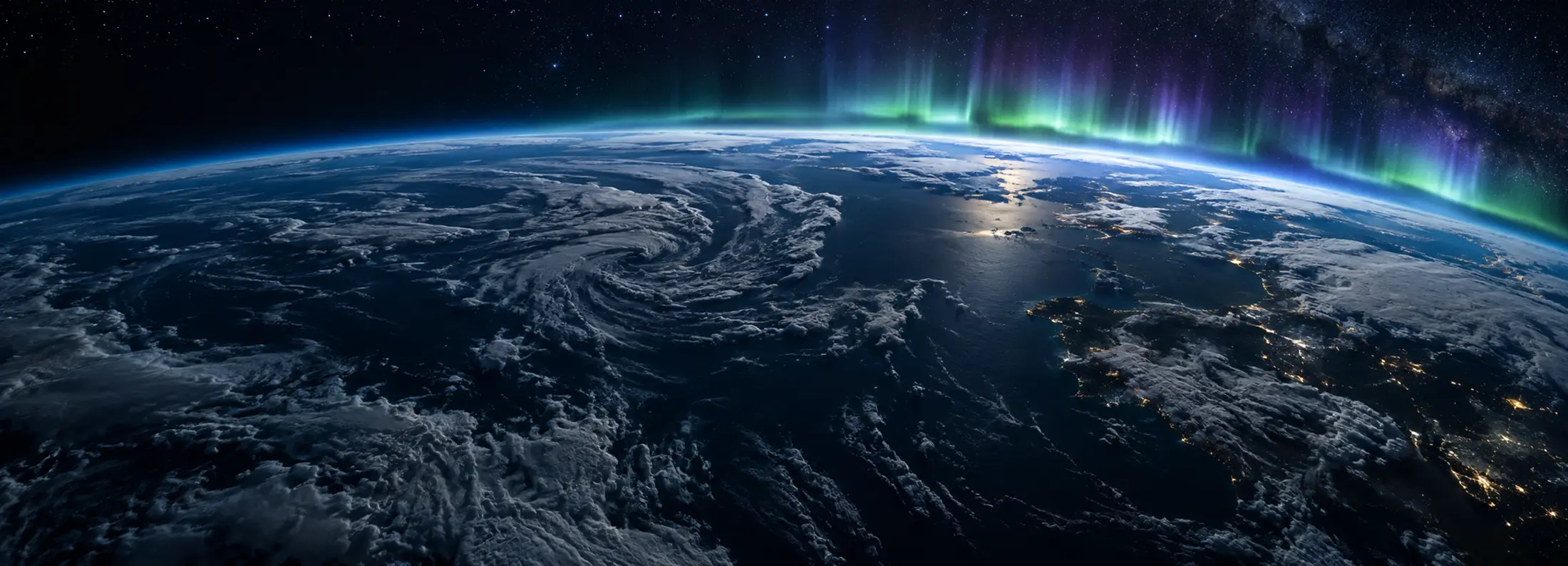 An original panoramic vision of Earth's shared living atmosphere